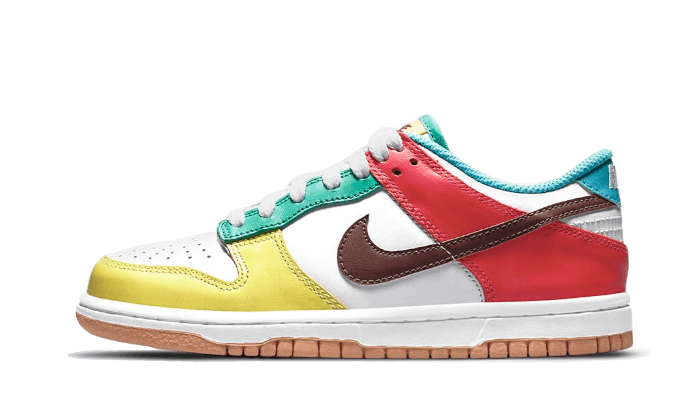 Nike Dunk Low Free 99 White (GS)-sneakers-Nike-pikastore.cz