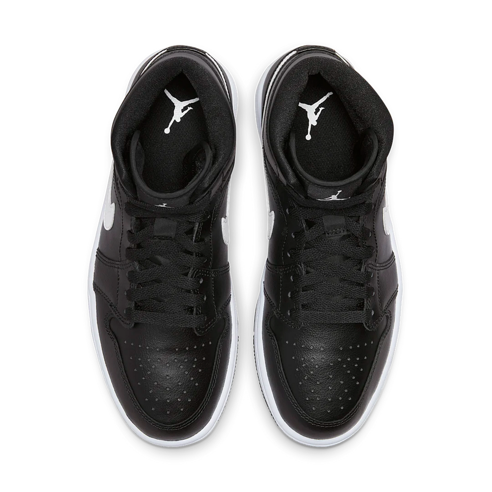 Nike Air Jordan 1 Mid Black White (Women's)-sneakers-Air Jordan-pikastore.cz