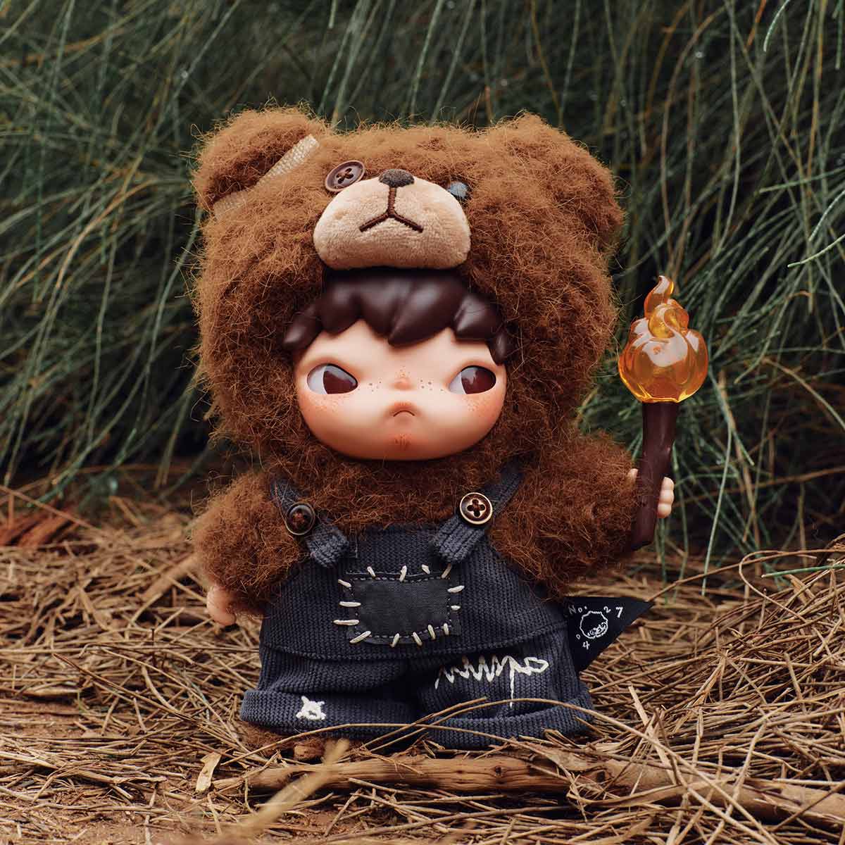 Labubu Pop Mart Hirono Living Wild-Fight for Joy Plush Doll-Labubu-pikastore.cz