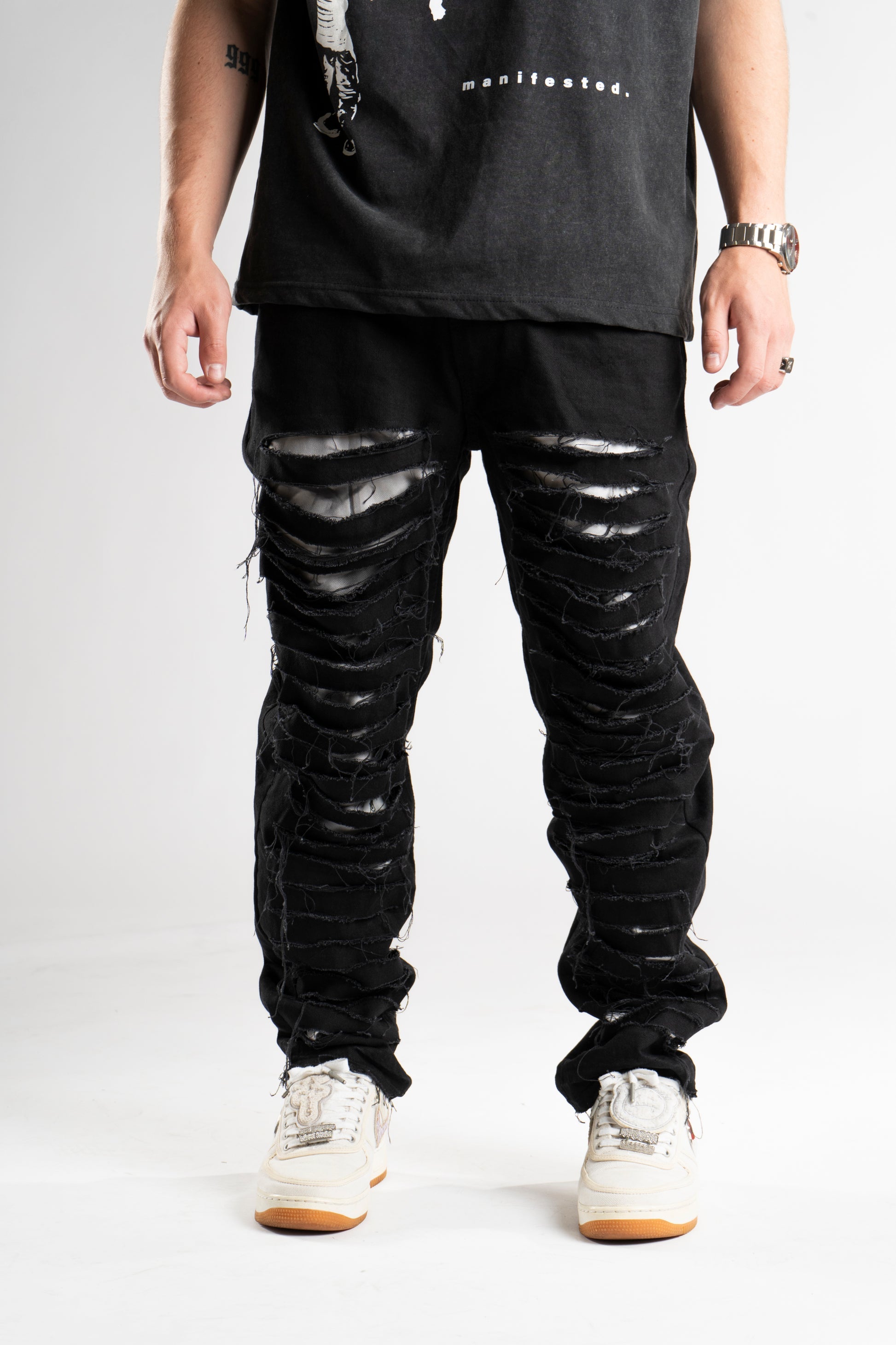 Custom Distressed Jeans-Kalhoty-Custompantsprg-pikastore.cz