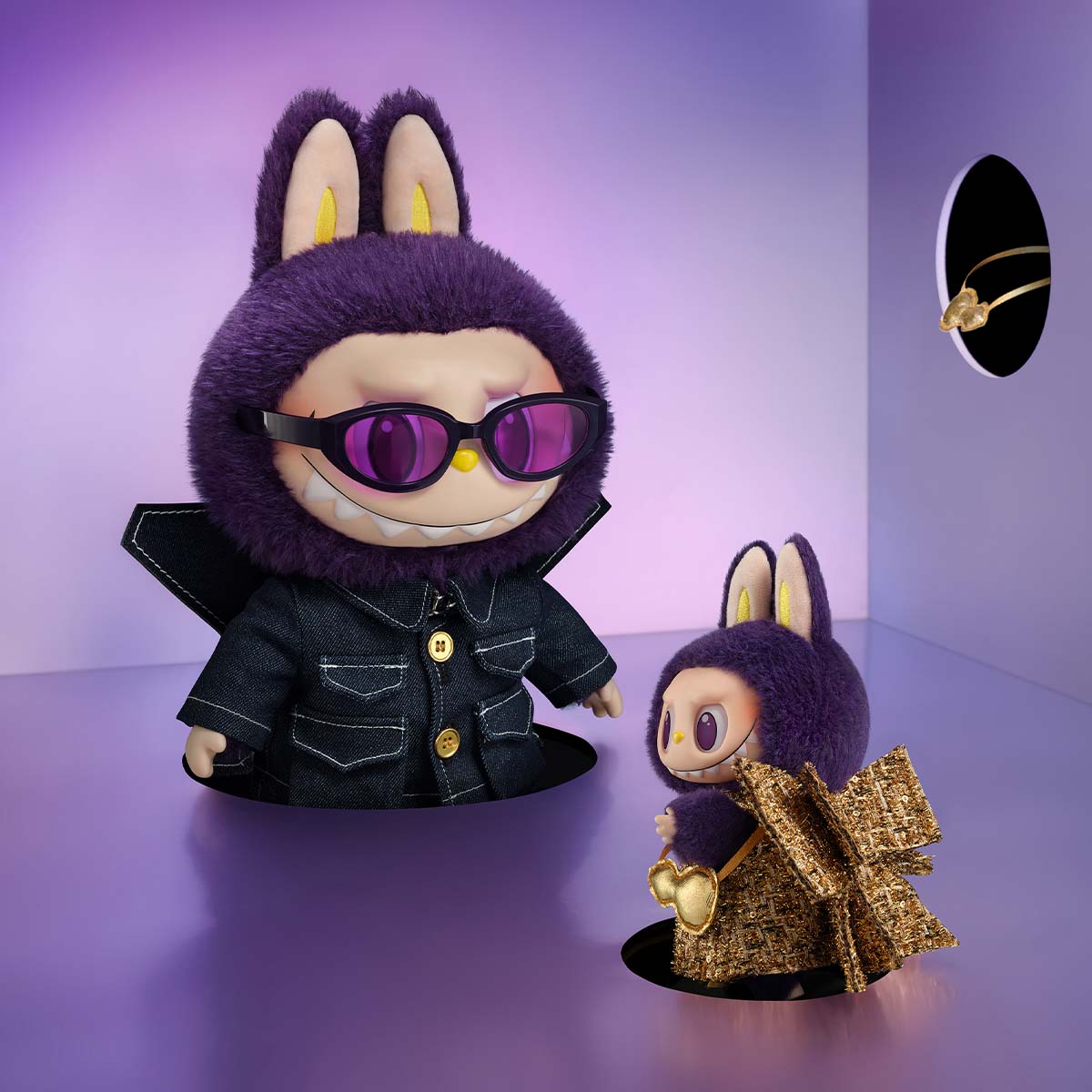 Labubu Pop Mart x Pronounce Wings of Fortune Vinyl Plush Hanging Card-Labubu-pikastore.cz