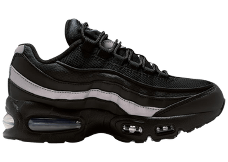 Nike Air Max 95 GS Black Metallic Silver-Nike-pikastore.cz