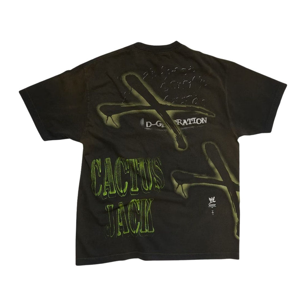 Travis Scott x WWE Two Words DX Tee Black – tričko – fotka 2 z 2