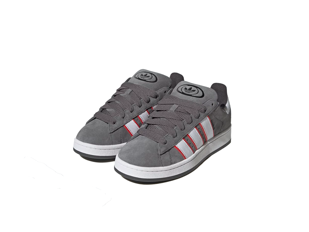 Adidas Campus Grey Red White Stripe-Adidas-pikastore.cz