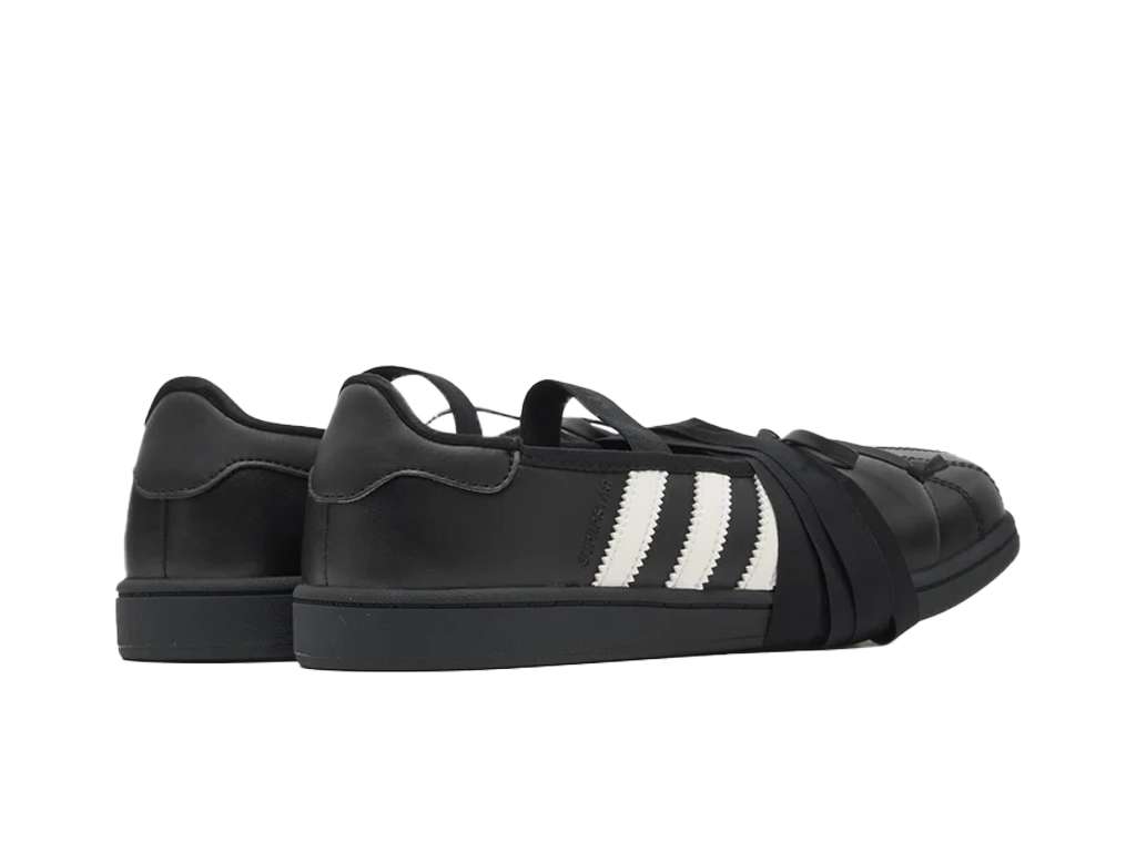 JENNIE x adidas Wmns Superstar Square Ballet Core Black Off White – sportcipő – fotó 4/5