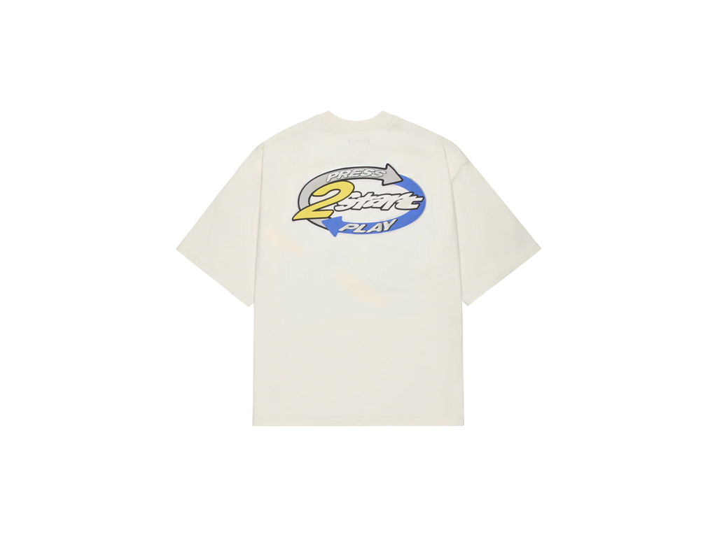 Broken Planet Game Over White Tee-Broken Planet-pikastore.cz