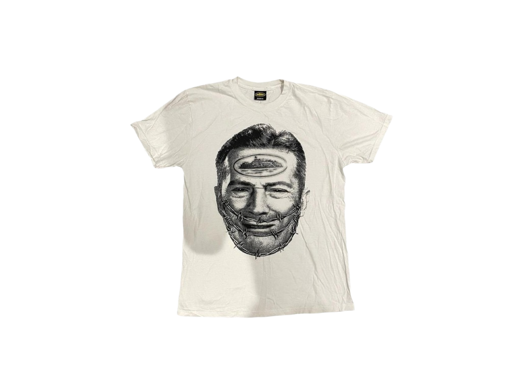 Corteiz Dead Prezzy Tee White Black-Corteiz-pikastore.cz