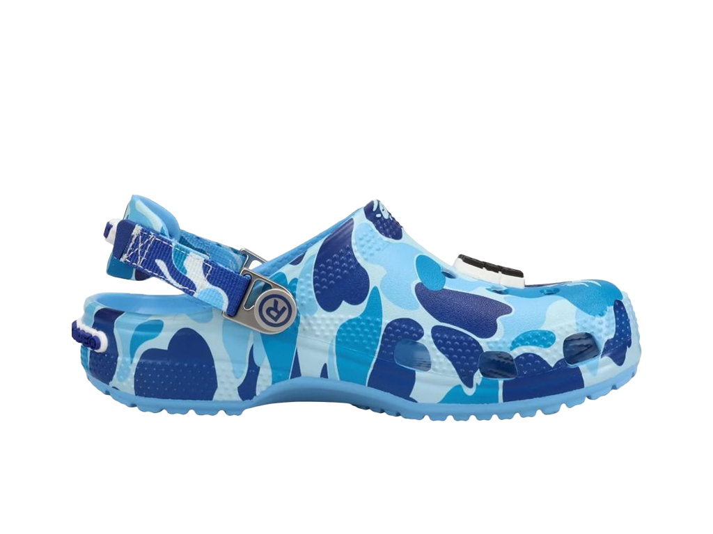 Crocs Classic Clog A Bathing Ape ABC Camo Blue (Kids) – чехли – снимка 3 от 5