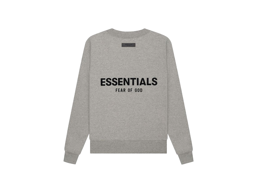 Fear of God Essentials S22 Crewneck Dark Oatmeal-Fear of God-pikastore.cz
