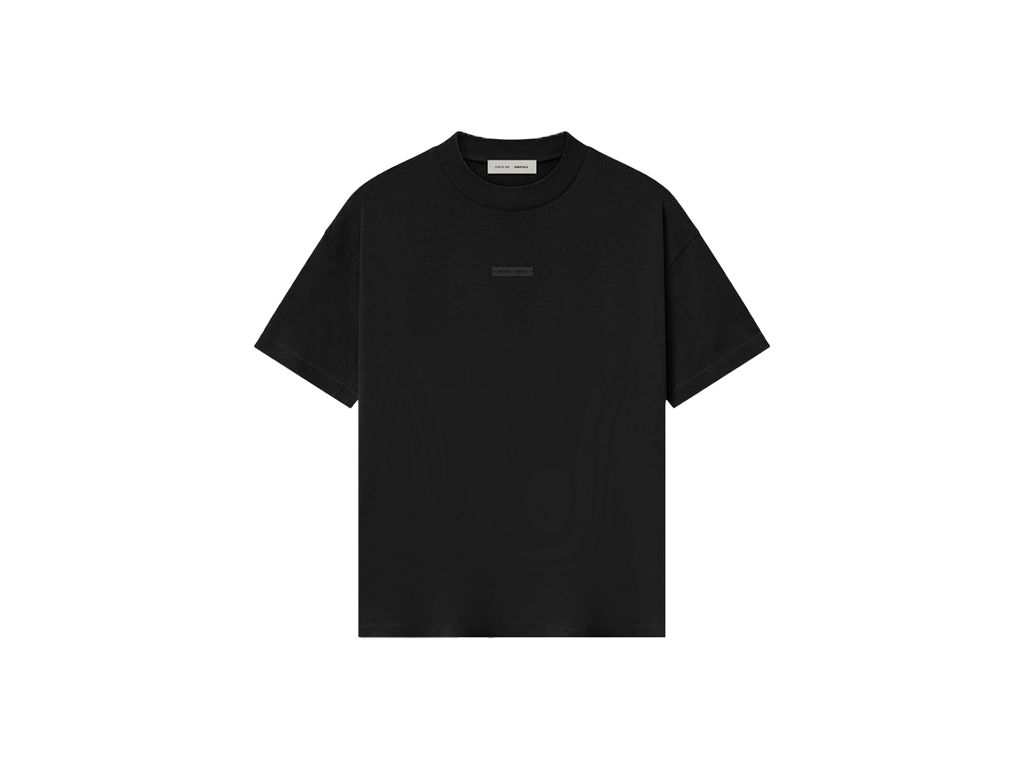 Fear of God Essentials S25 Classic T-Shirt Jet Black-Fear of God-pikastore.cz