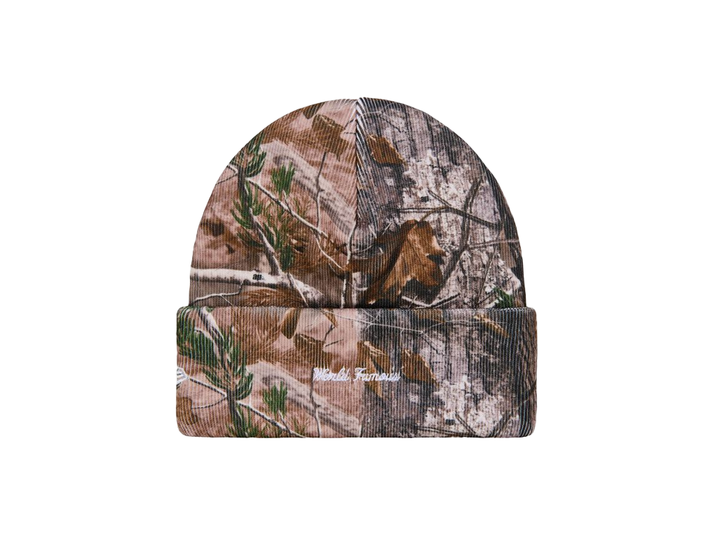 Grey Supreme New Era Box Logo Beanie (FW25) Realtree AP Camo-Supreme-pikastore.cz