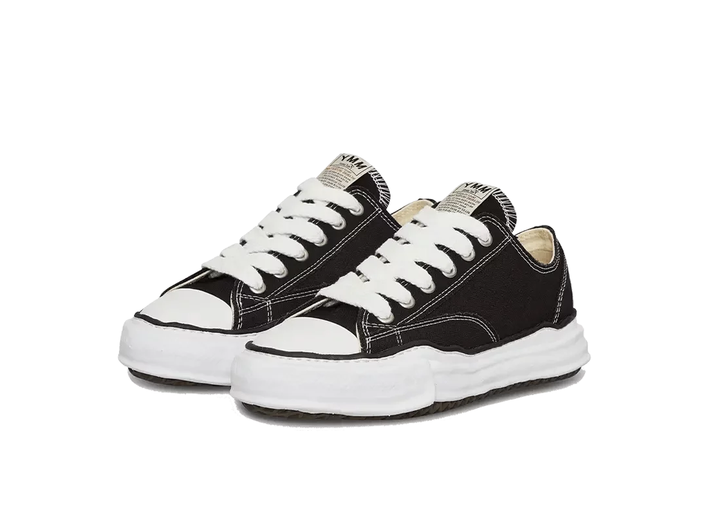 Maison Mihara Yasuhiro Peterson OG Sole Canvas Low Black-Maison Mihara Yasuhiro-pikastore.cz