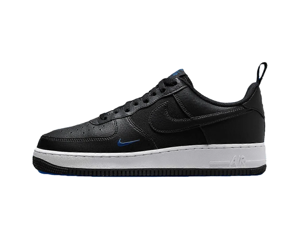 Nike Air Force 1 07 Black Court Blue – tenisky, černá