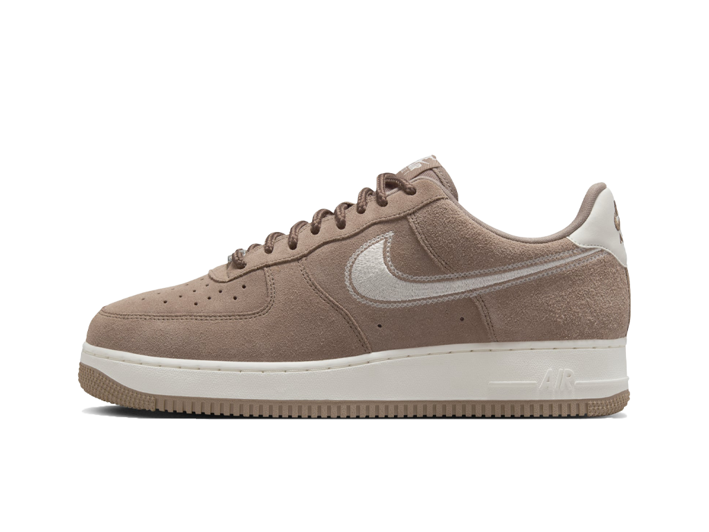 Nike Air Force 1 07 LV8 Embroidered Swoosh - Mink Brown – tenisky, oranžová