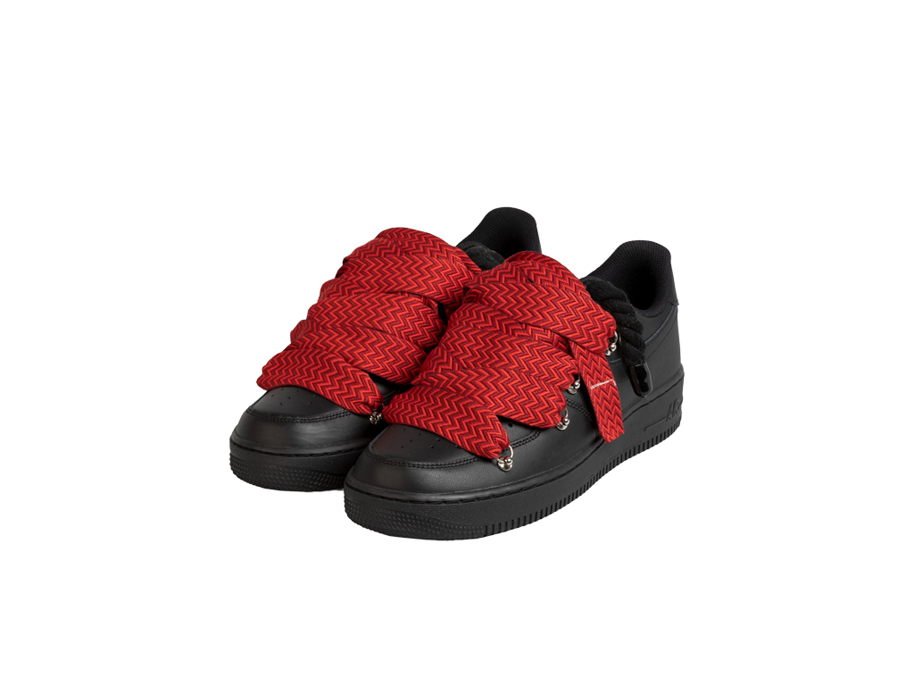 Nike Air Force 1 Black Low 07 Lanvin Red-Nike-pikastore.cz