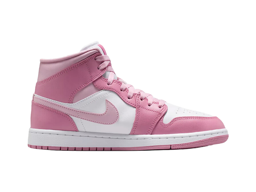 Nike Air Jordan 1 Mid Elemental Pink Iced Carmine Women's – sportcipő – fotó 3/5