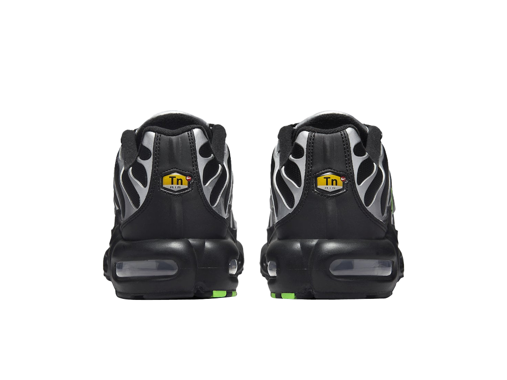 Nike Air Max Plus GS Black Silver Green Strike – tenisky – fotka 4 z 5