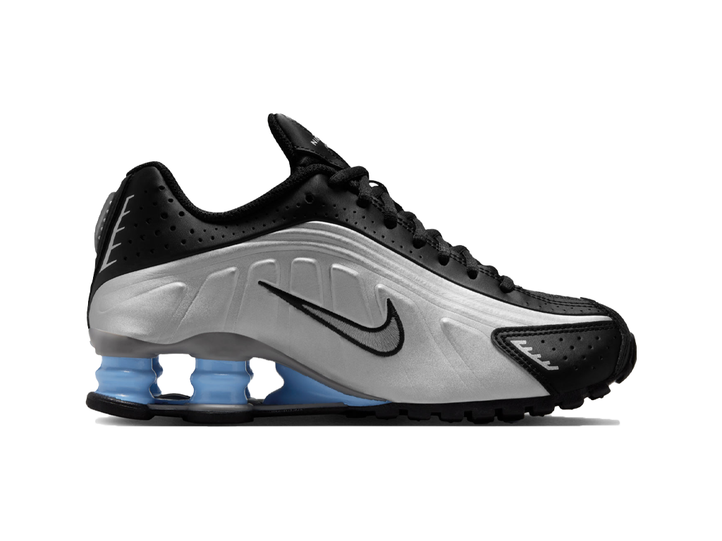 Nike Shox R4 GS Metallic Silver Psychic Blue – Sneaker – Foto 3 von 5