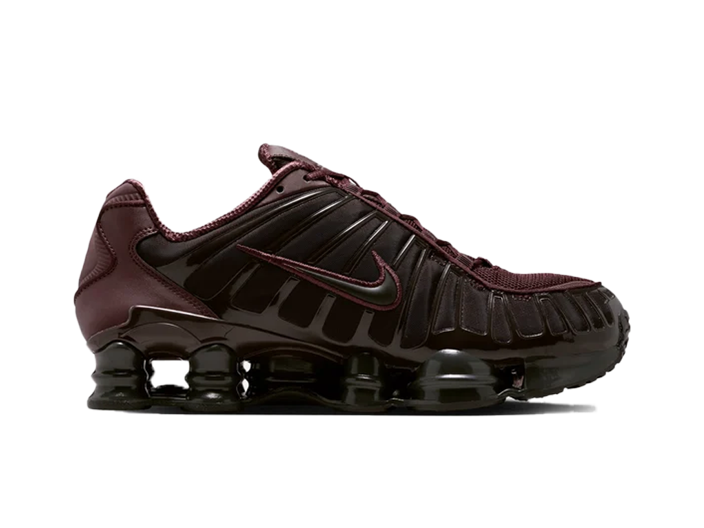 Nike Shox TL SE Burgundy Crush – sneakersy – zdjęcie 3 z 5