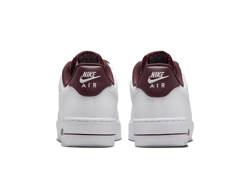 Nike Wmns Air Force 1 Low 07 White Burgundy Crush – sportcipő – fotó 4/5