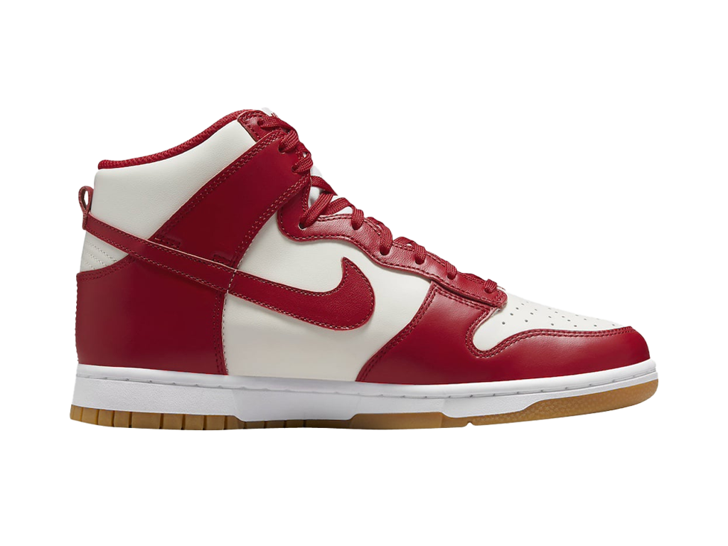 Nike Wmns Dunk High Gym Red Sail Gum – sportcipő – fotó 3/5