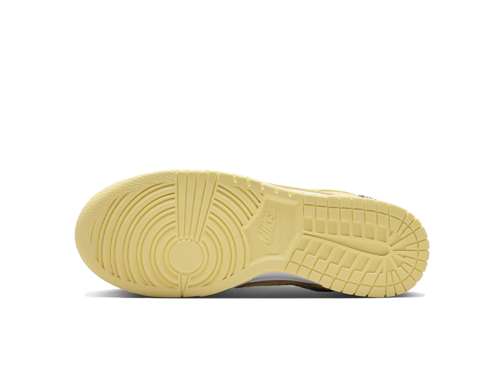 Nike Wmns Dunk Low Suede Sail White Metallic Silver Soft Yellow-Nike-pikastore.cz