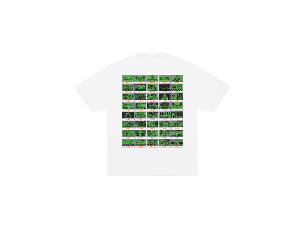 Palace Top Up T-Shirt White-Palace-pikastore.cz