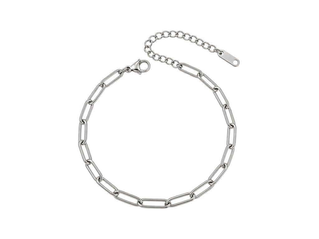 Paperclip Bracelet stříbrný-Apparel & Accessories-pikastore.cz