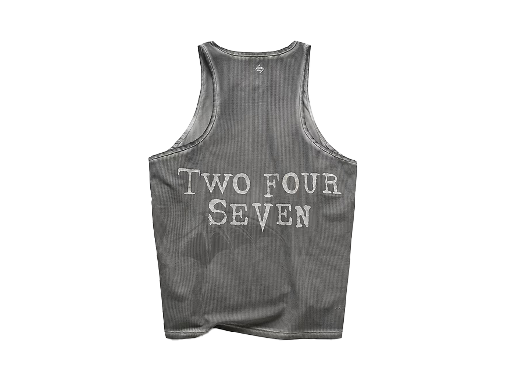 Represent 247 x Avenged Sevenfold Death Bat Singlet Washed Grey