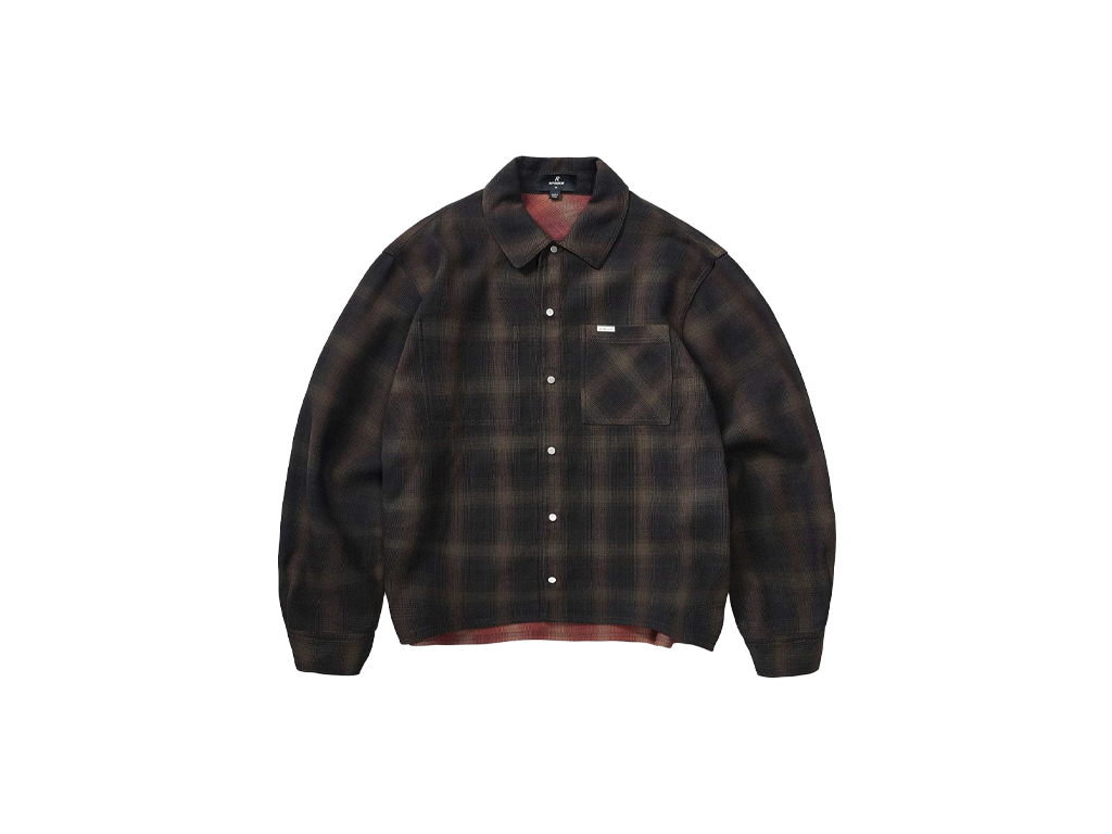 Represent Bonded Reversible Check Shirt Nero-Represent-pikastore.cz