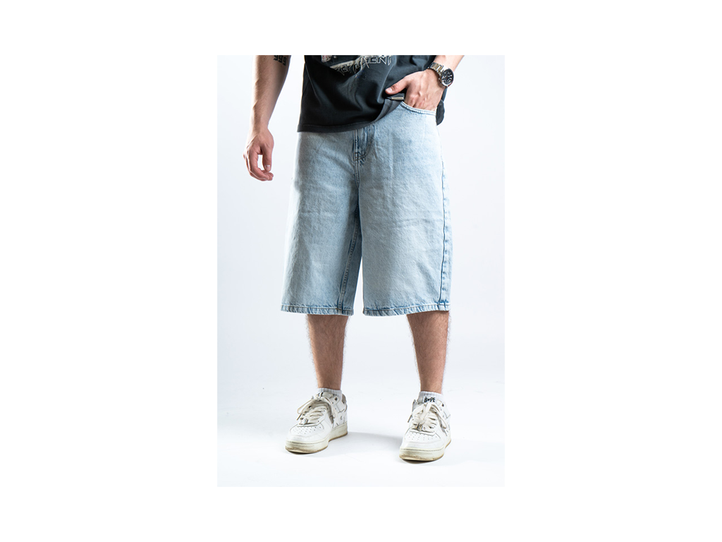 Custom Blue Star Shorts-Kalhoty-Custompantsprg-pikastore.cz
