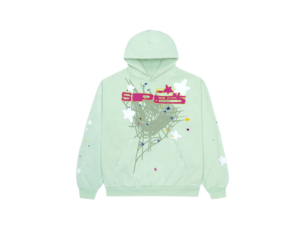 Sp5der Hoodie Mint-Sp5der-pikastore.cz