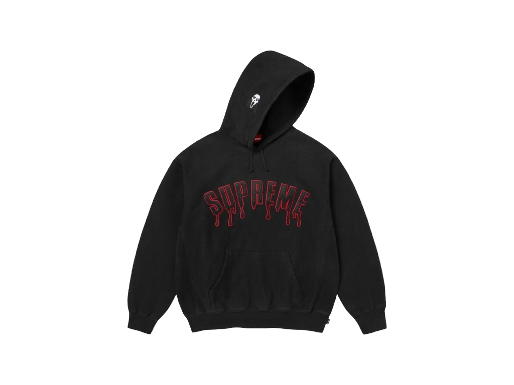Supreme Ghostface Arc Hooded Sweatshirt Black-Supreme-pikastore.cz