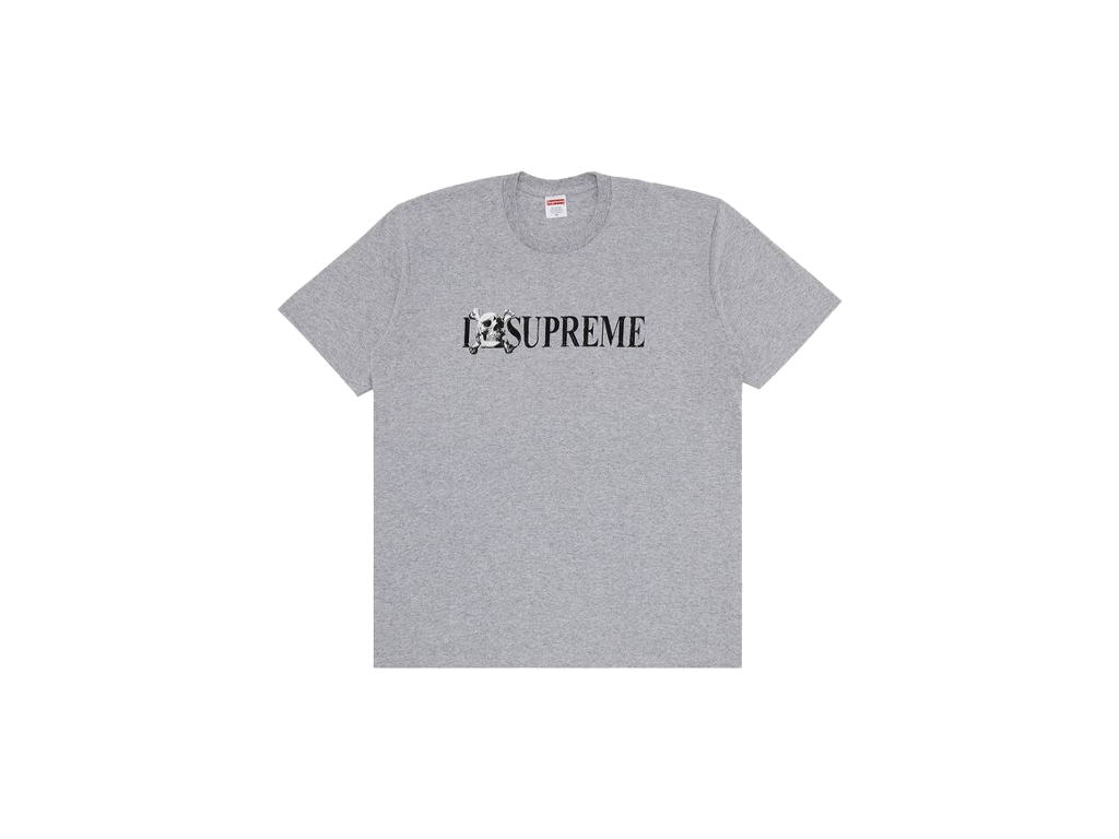 Supreme Skull Tee Heather Grey – tričko