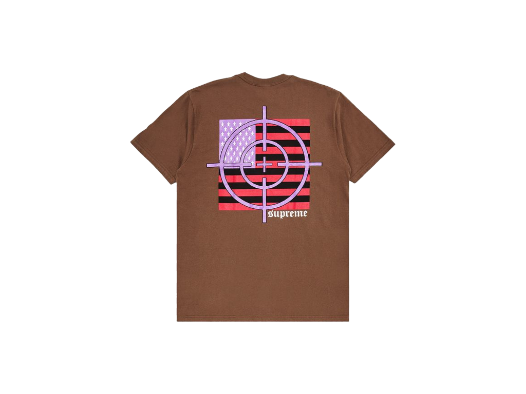 Supreme Target Tee Brown – tričko