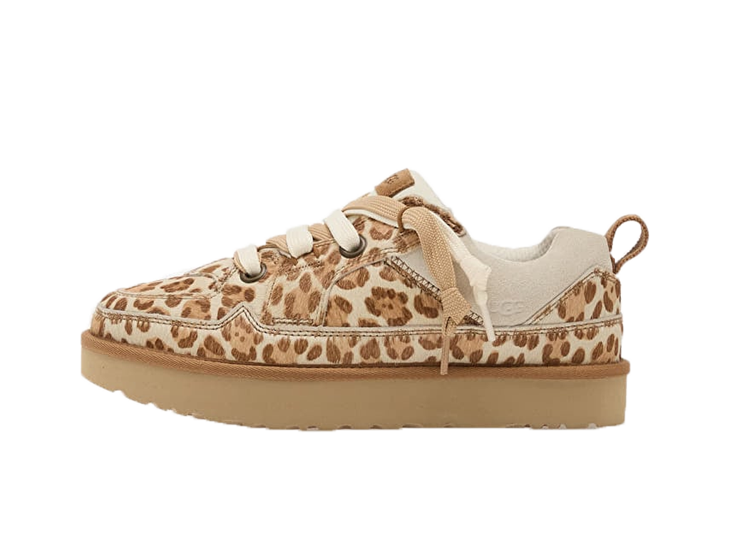 UGG Lowmel Lo Plains Felicity Leopard Jasmine (Women's) – pantofle, oranžová