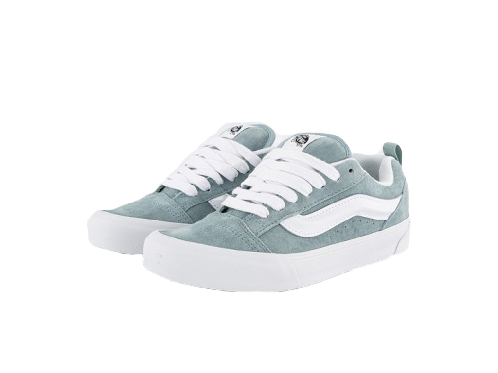 Vans Knu Skool Blue Suede Sneakers-Vans-pikastore.cz