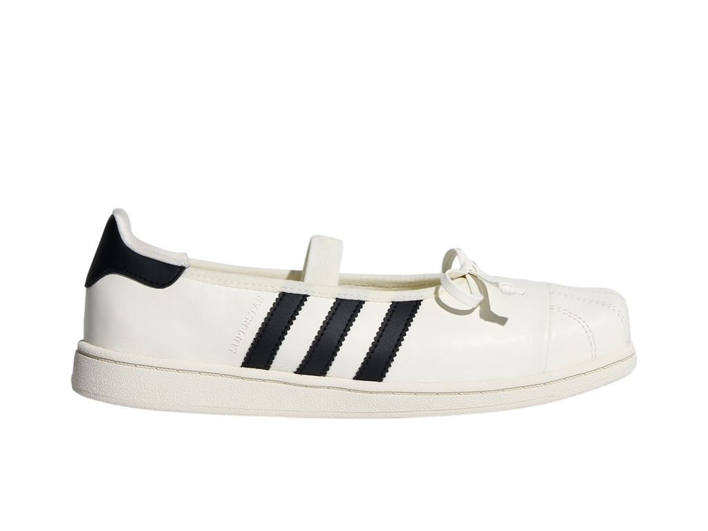 adidas Superstar Square Toe Ballet JENNIE Off White Black (Women's) – tenisice – fotografija 3 od 5