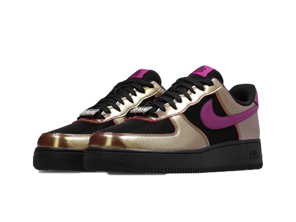 Nike Air Force 1 Low '07 LV8 Glam Rock Black Bold Berry