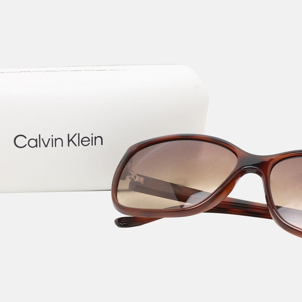 Calvin Klein Sunglasses Dark Brown – kiegészítők – fotó 3/4