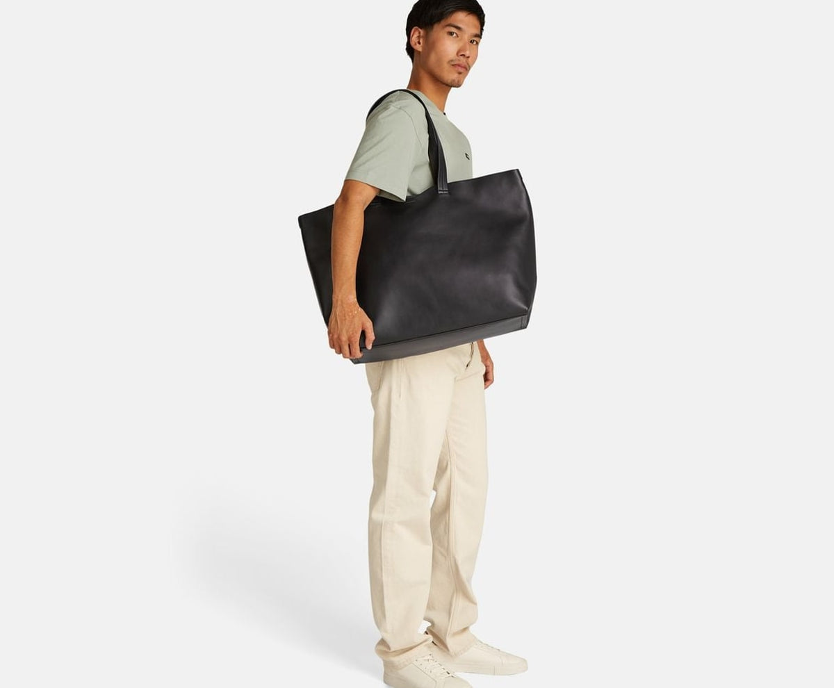Calvin Klein Leather tote bag Black – bag – photo 5 of 5