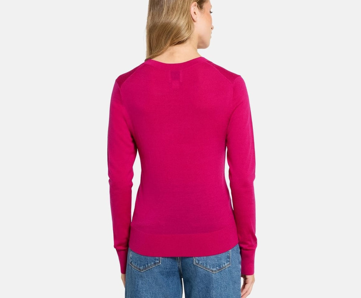 Calvin Klein Wool pullover Pink – pulóver – fotó 4/5
