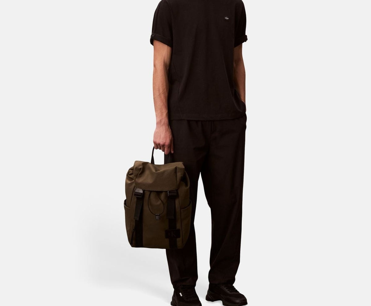 Calvin Klein Backpack Canvas Green – batoh – fotka 4 z 4