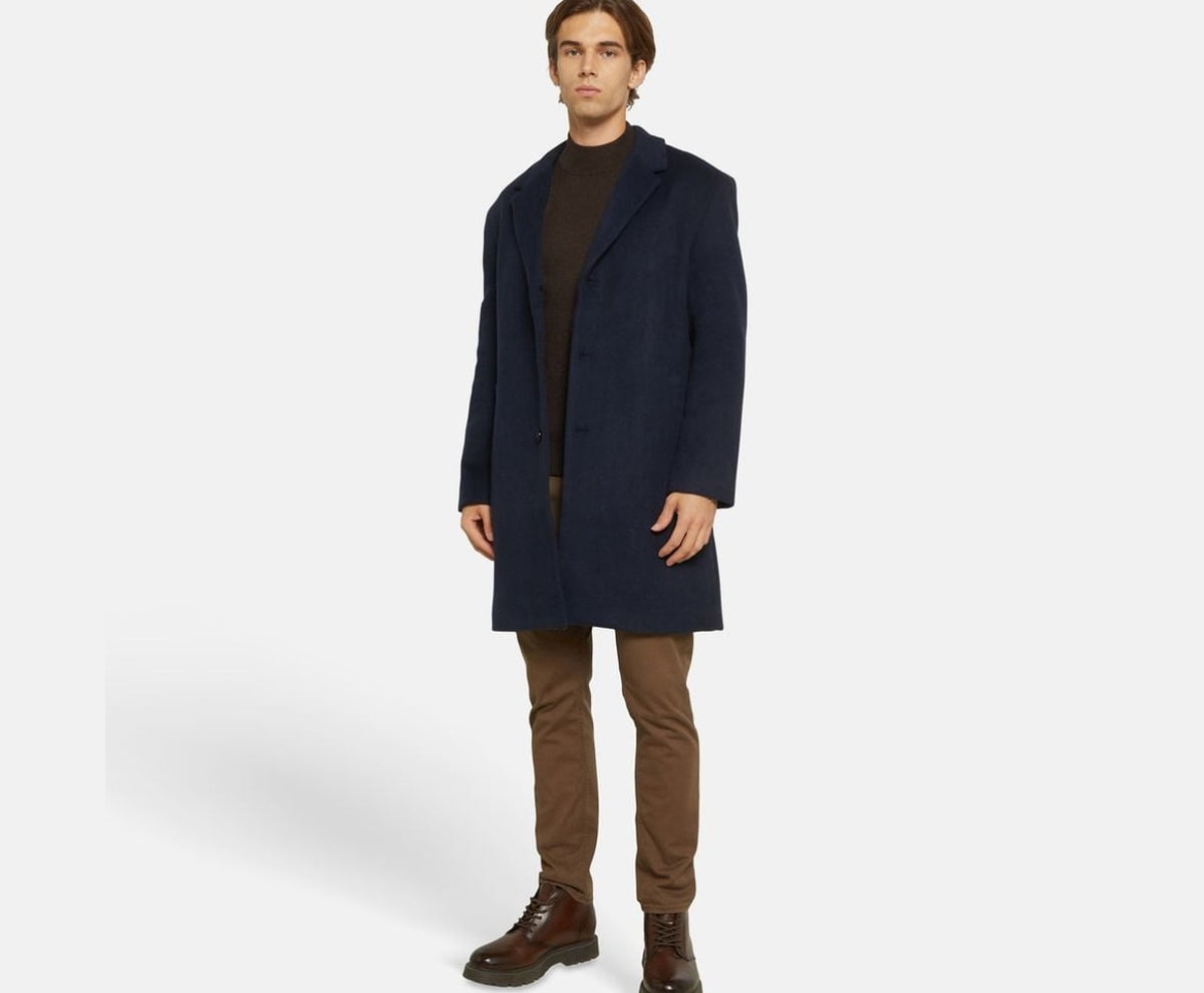 Calvin Klein Wool-blend coat Blue – chaqueta – foto 6 de 6