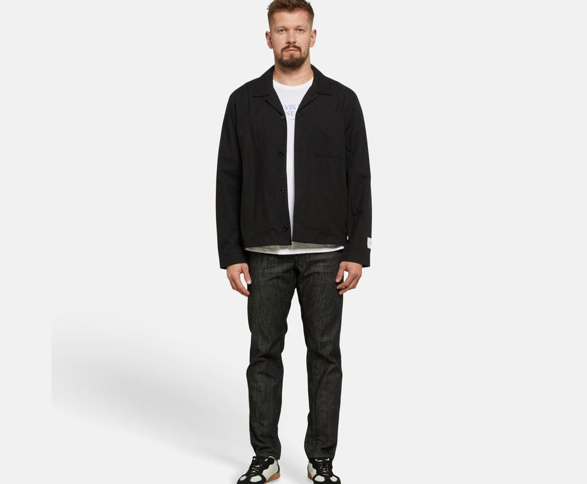 Calvin Klein Shacket Black – ruházat – fotó 6/6
