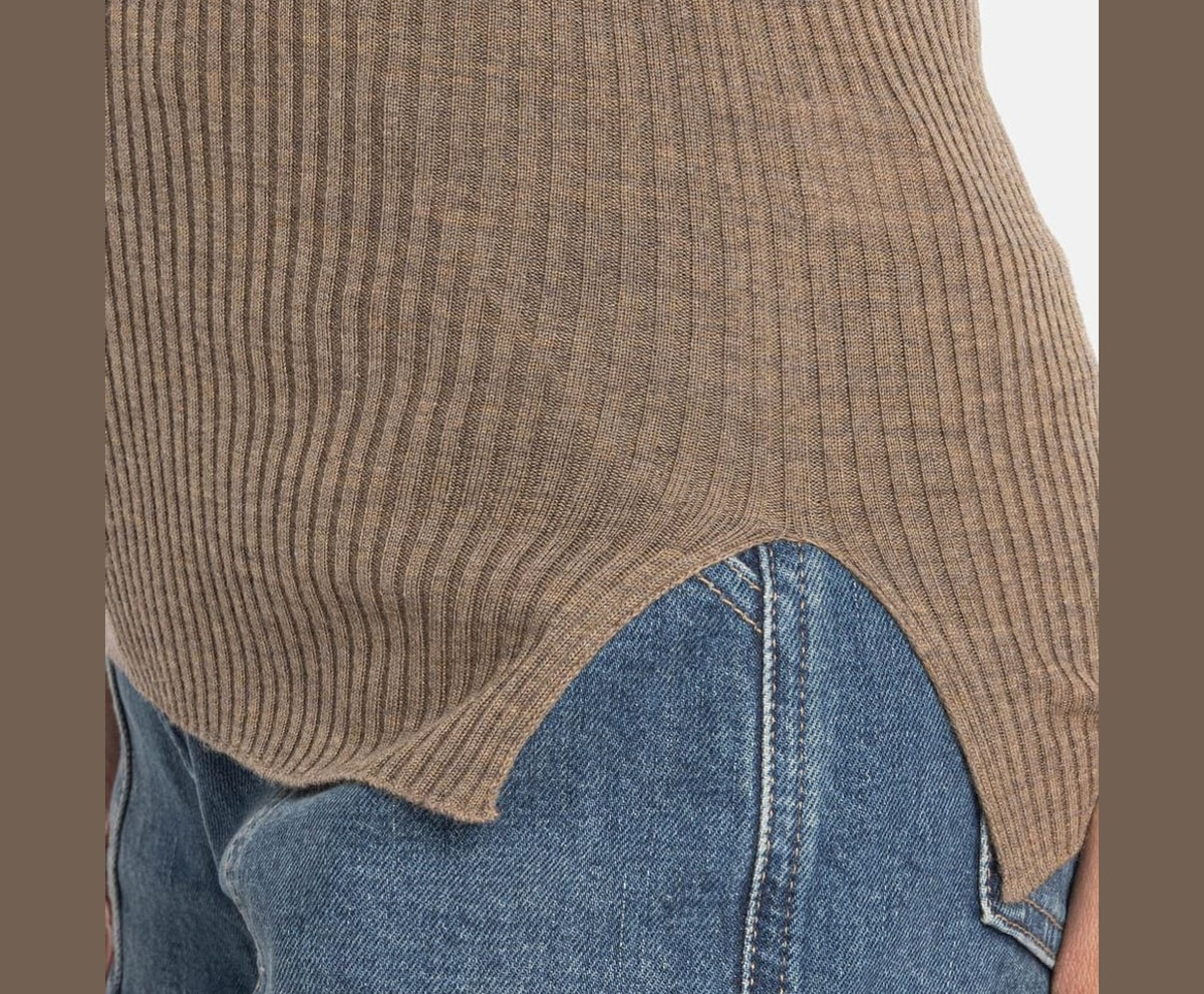 Calvin Klein Blouse Taupe – skjorta – foto 3 av 5