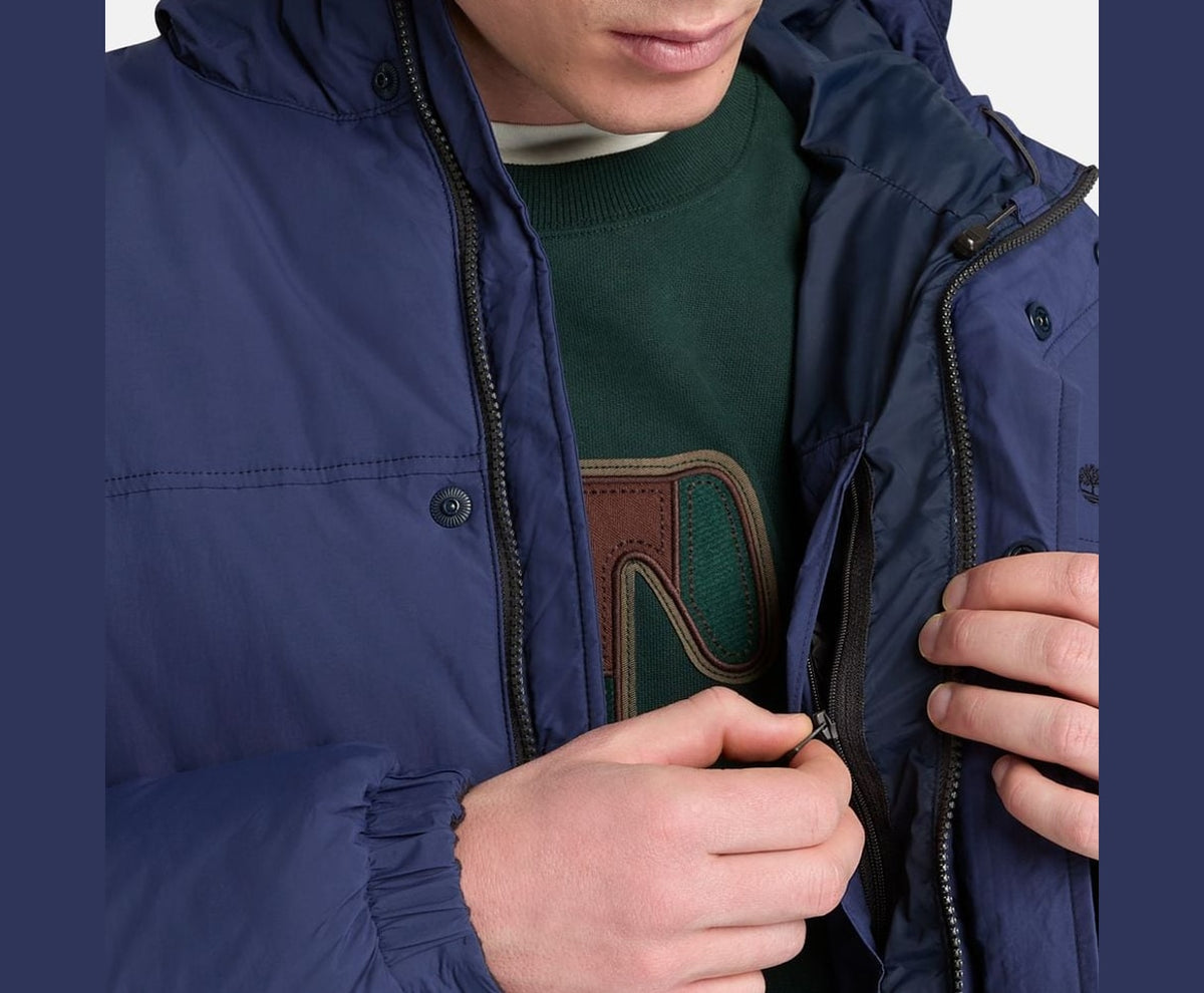 Timberland Quilted jacket Midnight Blue – dzseki – fotó 3/5