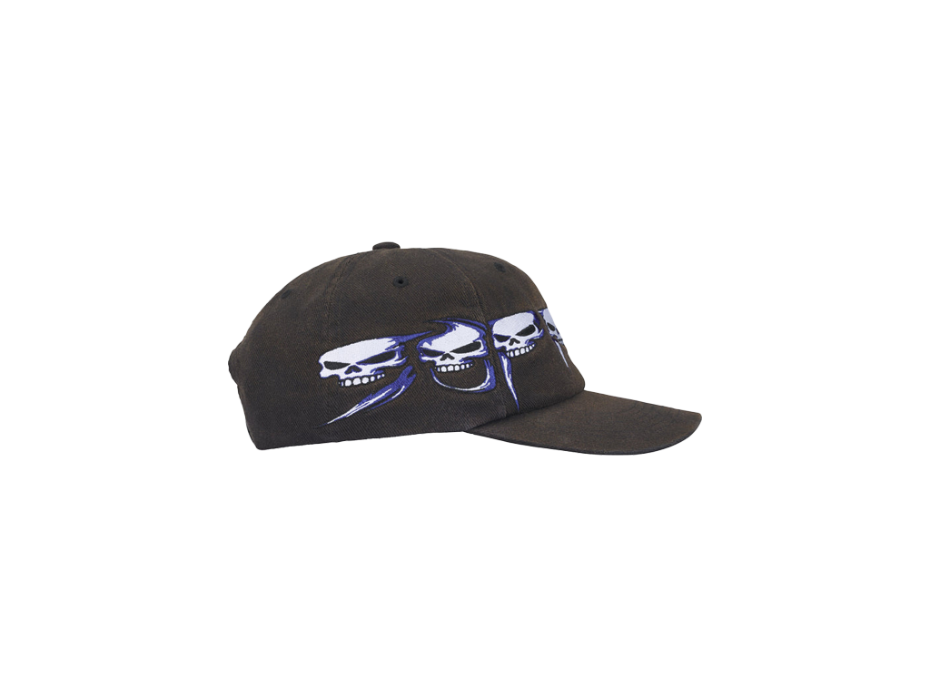 Supreme Skulls Spellout 6-Panel Black