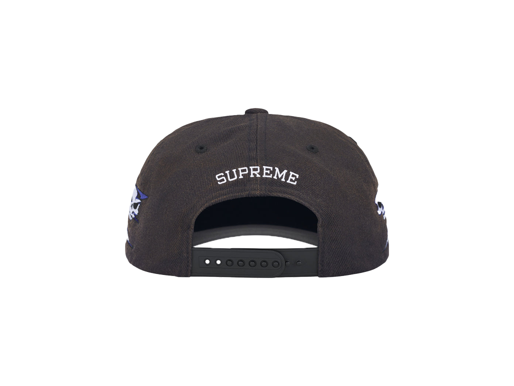 Supreme Skulls Spellout 6-Panel Black