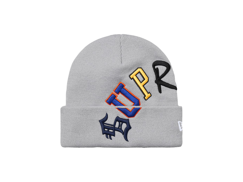 Supreme New Era Arc Beanie Grey